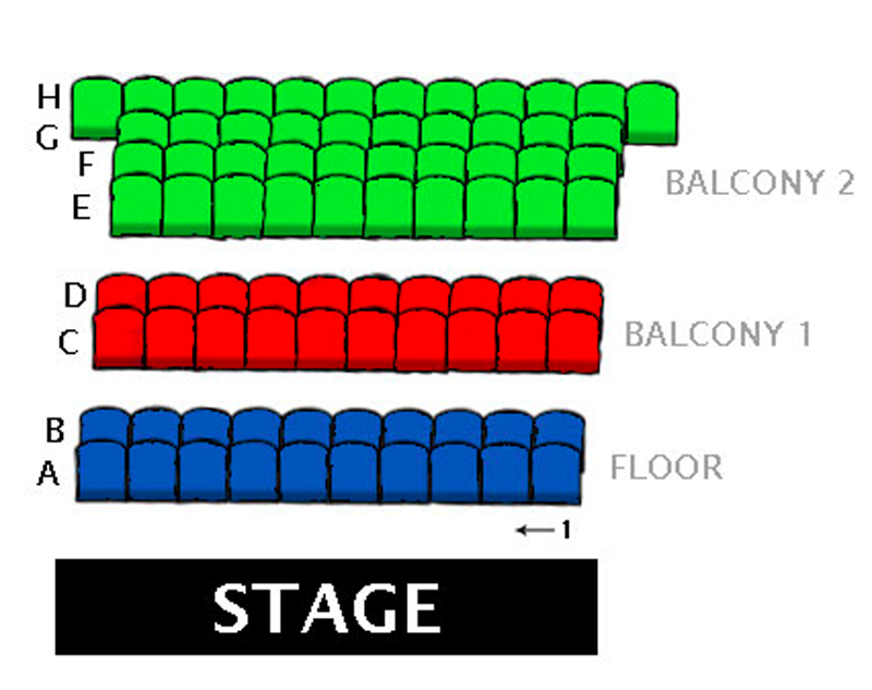 Geppetto’s Theater Seating Chart